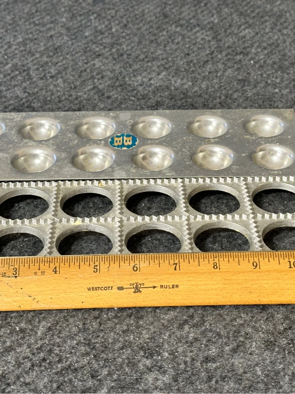 Vintage ravioli mold